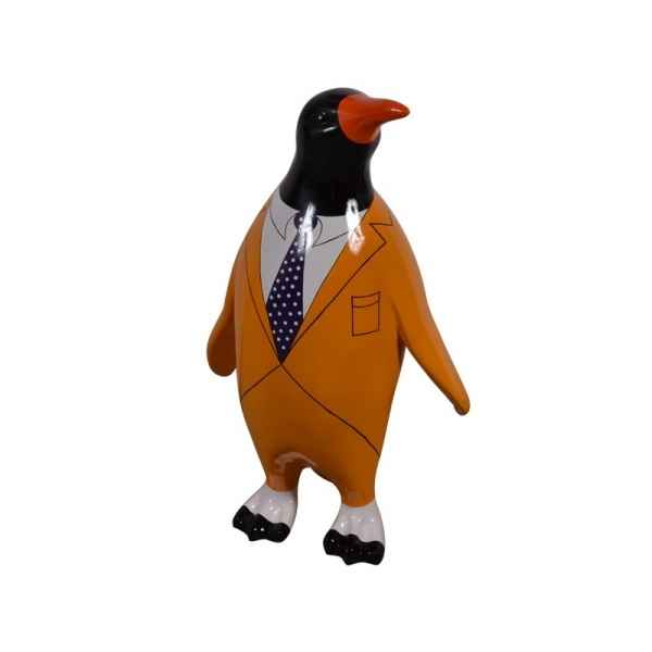 Statue funny pingouin costume 95cm Edelweiss -C9267