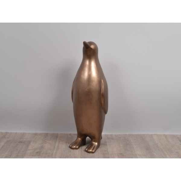 Statue pingouin polaire 80cm antique Edelweiss -C9559