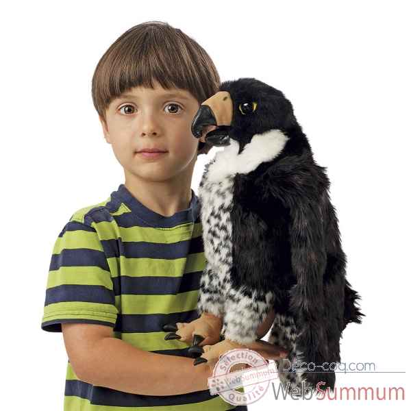 Marionnette ventriloque faucon pelerin Folkmanis -3055 -1