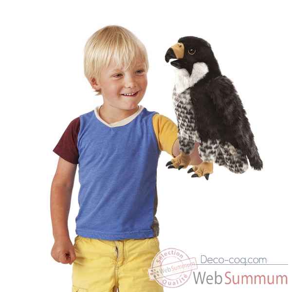 Marionnette ventriloque faucon pelerin Folkmanis -3055 -2
