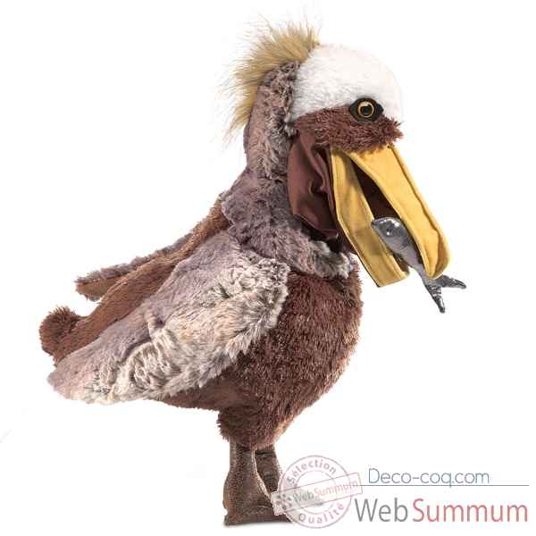 Marionnette ventriloque pelican Folkmanis -3062 -2