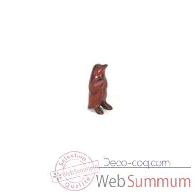 Lasterne-Miniature a poser-Le pingouin adulte - 17 cm - PI18-2R