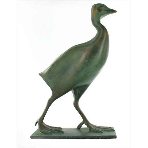 Statuette oiseau reproduction sculpture Foulque Pompon- RF005919
