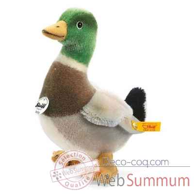 Peluche steiff canard willy, multicolore -076039